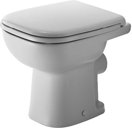 D-Code miska toaletowa ceramiczna stojąca lejowa odpływ poziomy 35 x 48 cm biały alpin