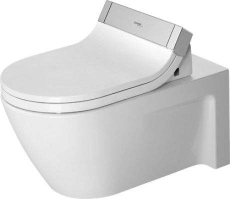 Starck 2 miska toaletowa ceramiczna wisząca lejowa do SensoWash 37.5 x 62 cm biały alpin