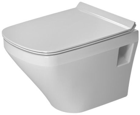 DuraStyle Compact miska toaletowa ceramiczna rimless bez rantu spłukującego, lejowa, wisząca,  370 x 480 mm biały Alpin 4,5 l spłukiwanie 