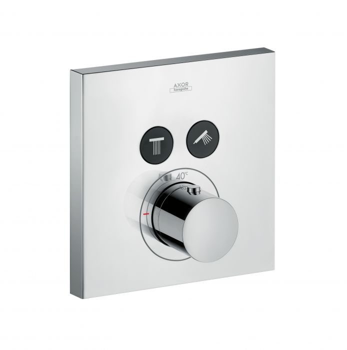 Axor ShowerSelect element natynkowy ścienny baterii prysznicowej termostatycznej   chrom