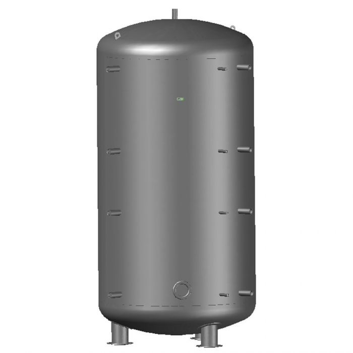 Zasobnik buforowy Storatherm Heat H 5000/R z dodatkowym otworem rewizyjnym, bez izolacji 4888 l 1500 x 3211 mm